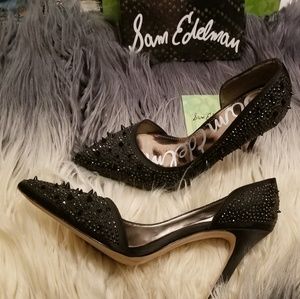 Sam Edelman S-Pixie, black satin